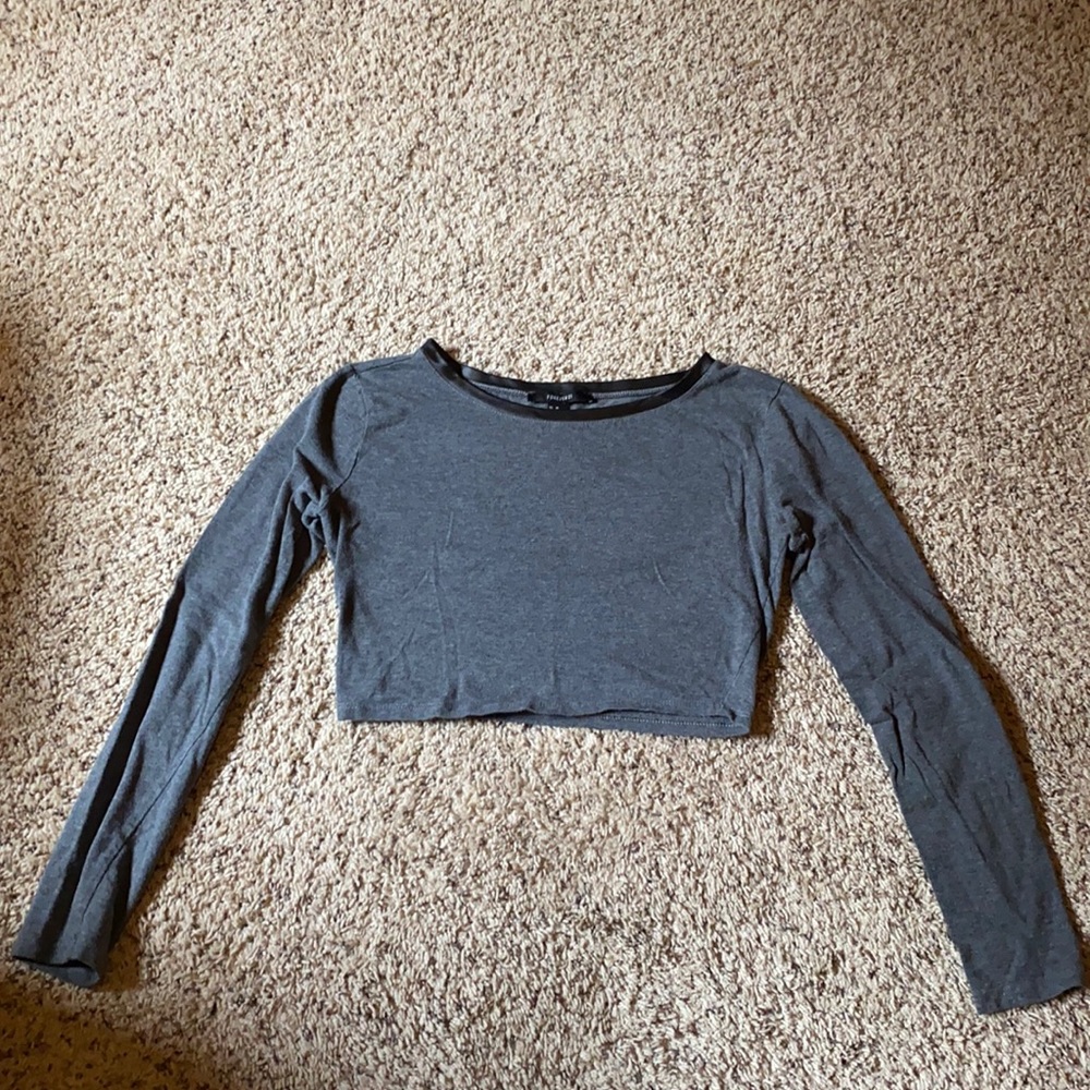 Forever 21 Long Sleeve Crop Top